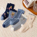 جوراب ساقدار خرگوش آبی