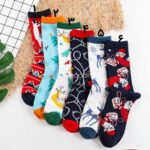 جوراب ساقدار طرح لاما و دوستاش - تصویر 2