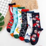 جوراب ساقدار طرح لاما و دوستاش