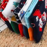 جوراب ساقدار طرح لاما و دوستاش - تصویر 4