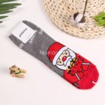 جوراب ساقدار طرح پنگوئن و آدم برفی - تصویر 5