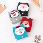 جوراب مچی طرح آدم برفی و پنگوئن - تصویر 6