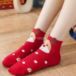 جوراب مچی طرح آدم برفی و پنگوئن - تصویر 8