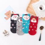 جوراب مچی طرح آدم برفی و پنگوئن - تصویر 9