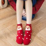 جوراب مچی طرح آدم برفی و پنگوئن - تصویر 12