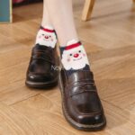 جوراب مچی طرح آدم برفی و پنگوئن - تصویر 4