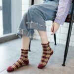 جوراب ساقدار چارخونه - تصویر 10