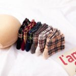 جوراب ساقدار چارخونه - تصویر 7