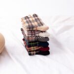 جوراب ساقدار چارخونه - تصویر 5