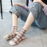 جوراب ساقدار چارخونه - تصویر 11