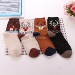 جوراب ساقدار طرح گوزن و گربه - تصویر 2