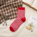 جوراب ساقدار قرمز1186 - تصویر 7