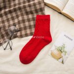 جوراب ساقدار قرمز1186 - تصویر 11
