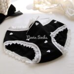 شورت مشکی قلبی ( سایز 38 الی 42) - تصویر 3