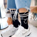 جوراب ساقدار طرح smile - تصویر 4