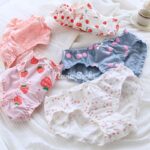 شورت زنانه نخی طرح pink cherry  (سایز 38 الی 42)