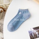 پک 5 جفتی جوراب مچی طرح گل - تصویر 7