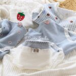 شورت طرح شکوفه و توت فرنگی طوسی  (سایز 38 الی 42) - تصویر 7