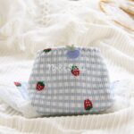 شورت طرح شکوفه و توت فرنگی طوسی  (سایز 38 الی 42) - تصویر 3