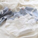 شورت طرح شکوفه و توت فرنگی طوسی  (سایز 38 الی 42) - تصویر 9