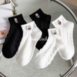 جوراب مچی گلدوزی خرسی