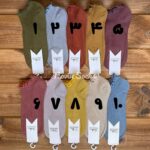 جوراب مچی کبریتی چین دار - تصویر 3