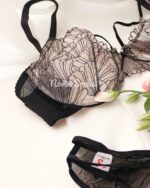 ست شورت و سوتین دانتل استخوانی سایز 80 - تصویر 4