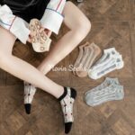 جوراب مچی شیشه ای طرح هندسی - تصویر 9