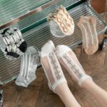 جوراب مچی شیشه ای طرح هندسی - تصویر 2