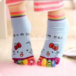 جوراب انگشتی طرح kitty - تصویر 5