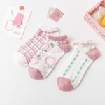 جوراب مچی طرح Peach