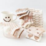 جوراب مچی قلبی نسکافه ای - تصویر 4