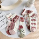 جوراب مچی شیشه ای رز - تصویر 6