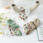 جوراب ساقدار شیشه ای طرح یاسمن - تصویر 11