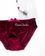 ست شورت و سوتین مخمل سایز 70 (محصول لک دارد) - تصویر 5