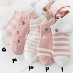 جوراب مچی توت فرنگی صورتی - تصویر 5