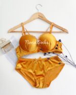 ست شورت و سوتین مخمل سایز 70 (محصول لک دارد) - تصویر 8