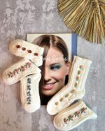 جوراب ساقدار گل گلی - تصویر 6