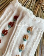 جوراب ساقدار گل گلی - تصویر 4