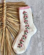 جوراب ساقدار گل گلی - تصویر 3