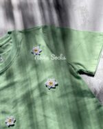 تیشرت گل برجسته (سایز M) - تصویر 5