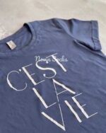 تیشرت نخی با نوشته انگلیسی (سایز XL) - تصویر 6