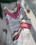 ست کراپ و شلوارک سونیا (سایز L ) - تصویر 2