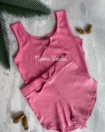 ست کراپ و شلوارک سونیا (سایز L ) - تصویر 7