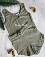 ست کراپ و شلوارک سونیا (سایز L ) - تصویر 5