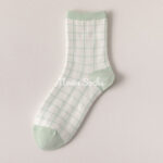 جوراب ساقدار گل سبز1039 - تصویر 4