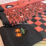جوراب ساقدار طرح گل پاییزی - تصویر 5
