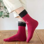 جوراب خزدار طرح پاریس - تصویر 5