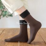 جوراب خزدار طرح پاریس - تصویر 6