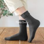 جوراب خزدار طرح پاریس - تصویر 8